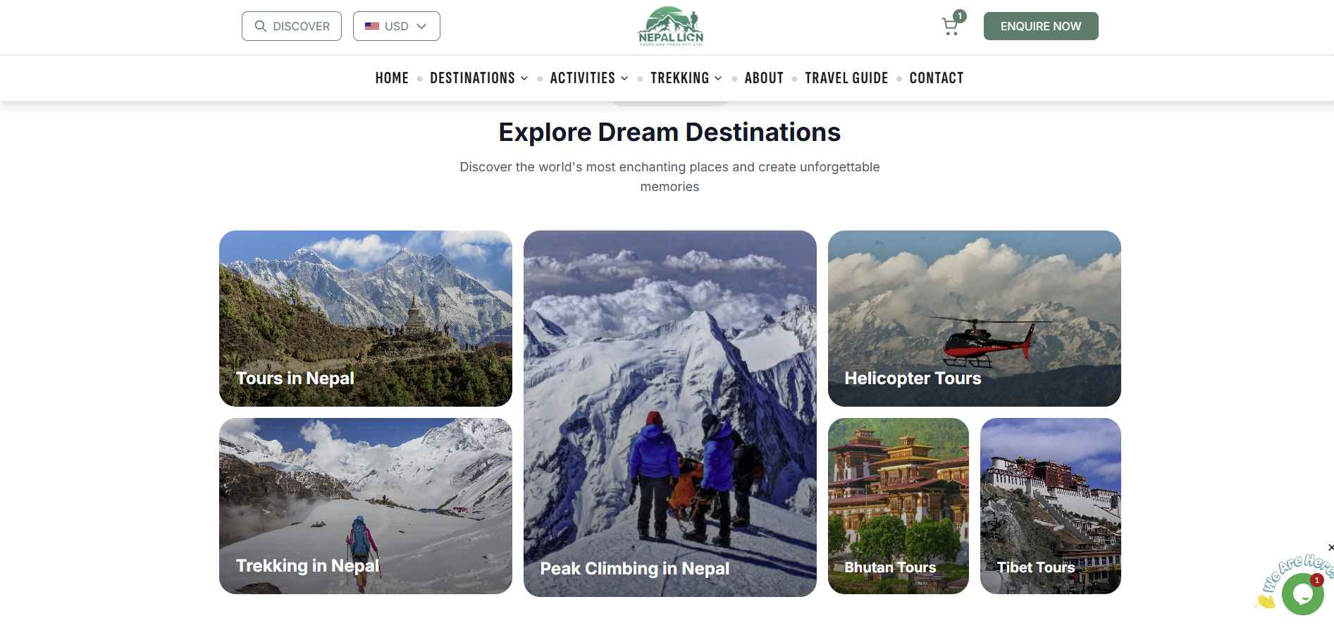 Travels Website